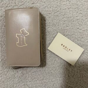 Radley London Beige Wallet with Gold Detail